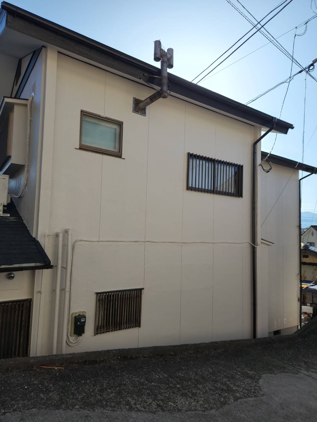 施工後 正面全景完成④ 山梨県甲斐市 ペイントホームズ甲斐店